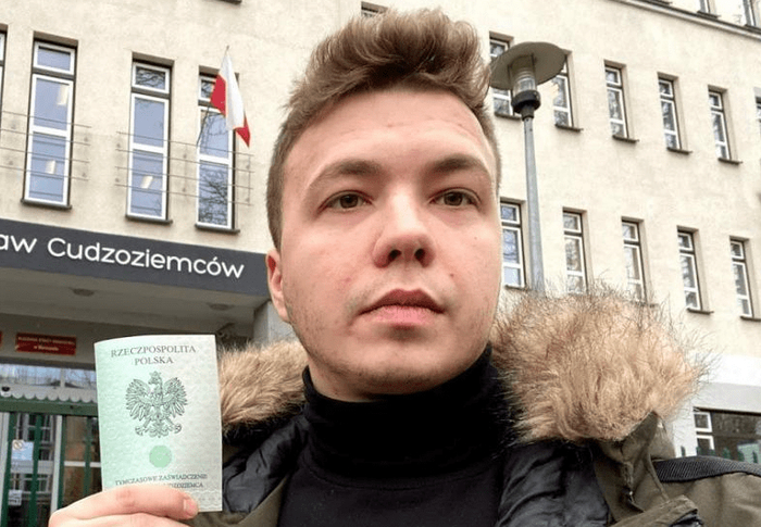 支持白俄反对派的普罗塔塞维奇，图源社交媒体