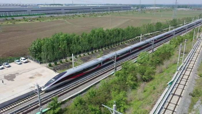 复兴号智能动车组外观（京沪公司供图）