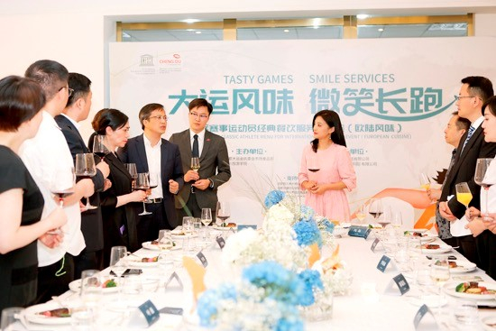 　　▲国际赛事运动员经典餐饮服务评鉴会