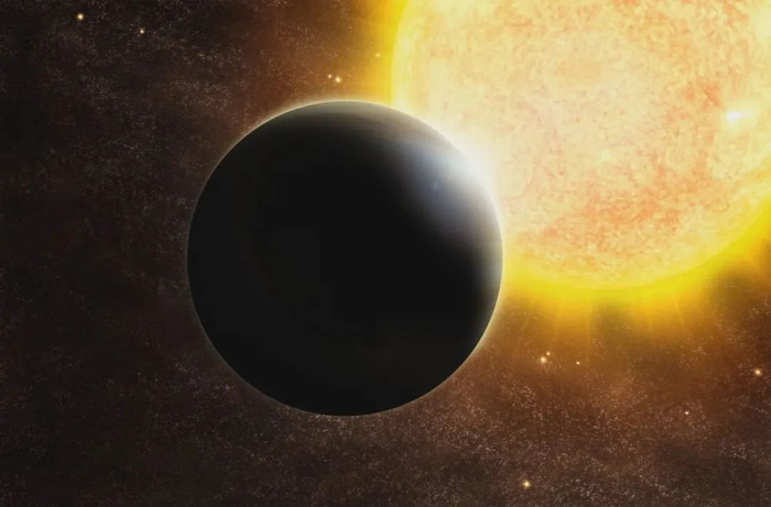 ▲资料图片：行星凌日现象可能引起遥远观测者的注意（美国国家航空航天局网站）