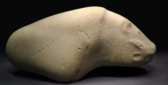 安徽含山凌家滩新石器时代遗址出土巨型玉猪