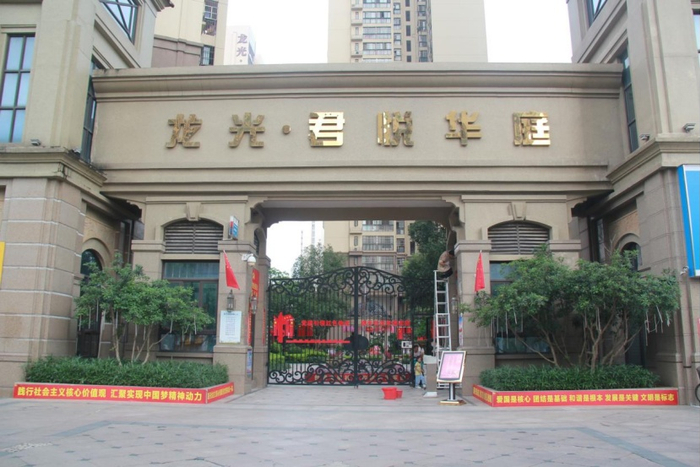 （广东龙光集团有限公司南宁党支部现场图，企业供图，央广网发）