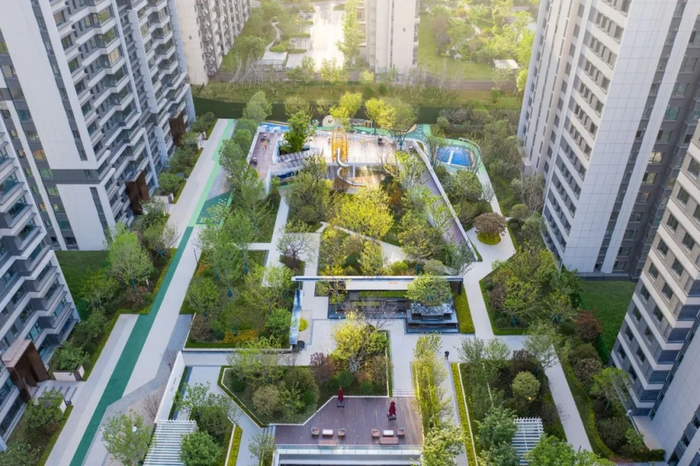 （实景图，奥体·铂悦府供图，央广网发）