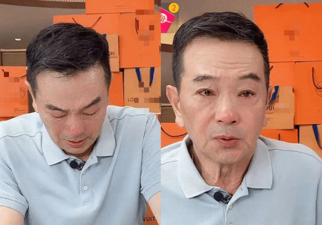 面对网友的指责，张晨光在直播间落泪