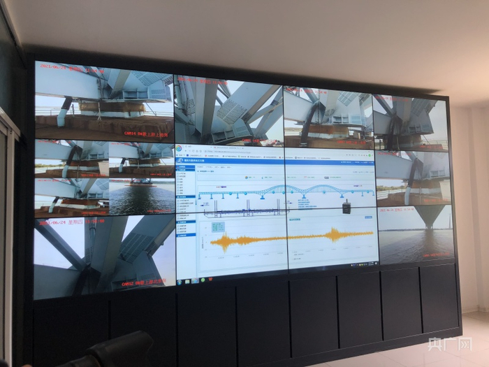 监测系统（央广网记者 王晶 摄）