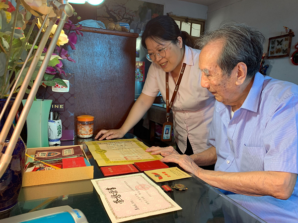 姑苏区引入专业养老团队为退役军人提供居家养老服务（央广网发 通讯员供图）