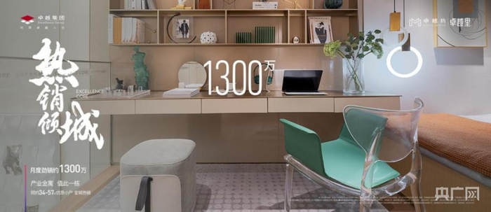 （卓越里样板间实拍图，企业供，央广网发）