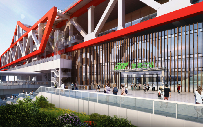 曾家岩站设计效果图 重庆交通开投轨道集团供图