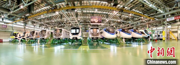 中车株机城轨事业部总成车间。　中车株机供图