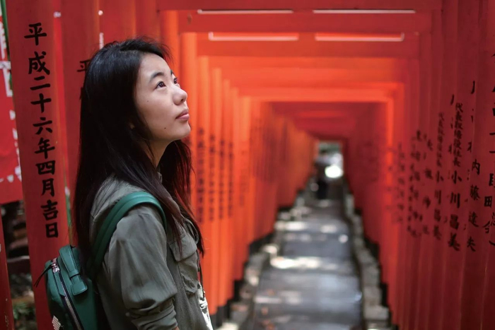 蒋方舟在日本的照片 图自北京青年周刊