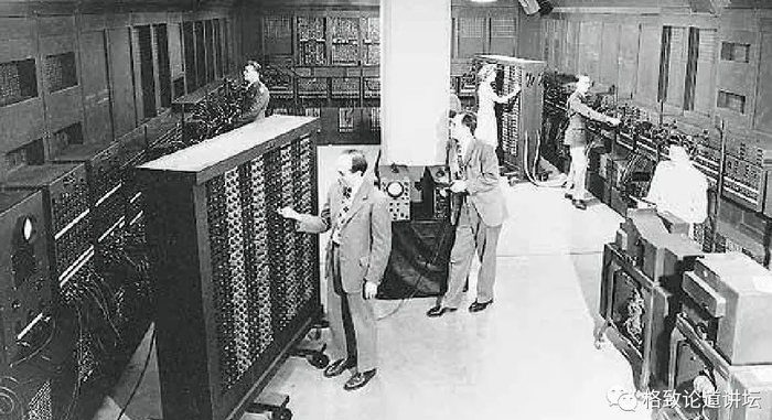 ▲ 第一台电子计算机ENIAC