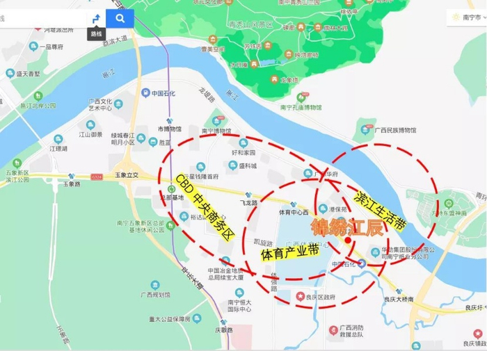 （板块分布图，敏捷华宇·锦绣江辰供图，央广网发）