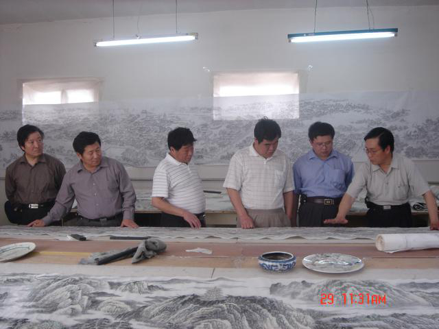 图为《古运回望图》研讨会资料图