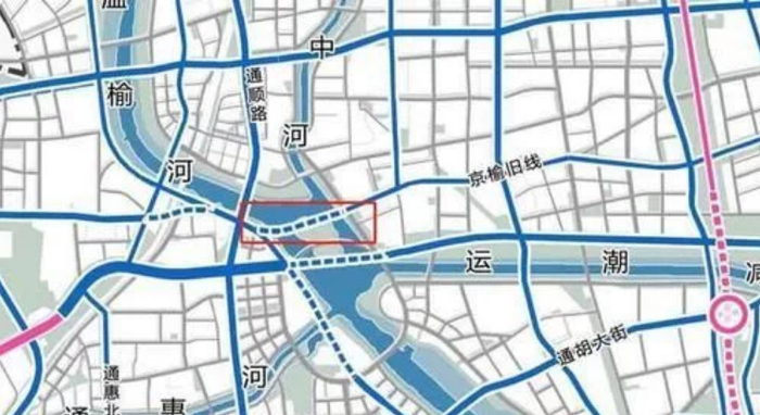 图为关于“二道闸”改造方案重点规划图