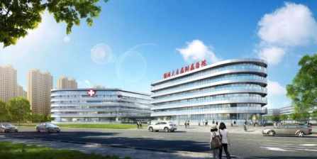 （国科大附属医院效果图，企业供稿，央广网发）