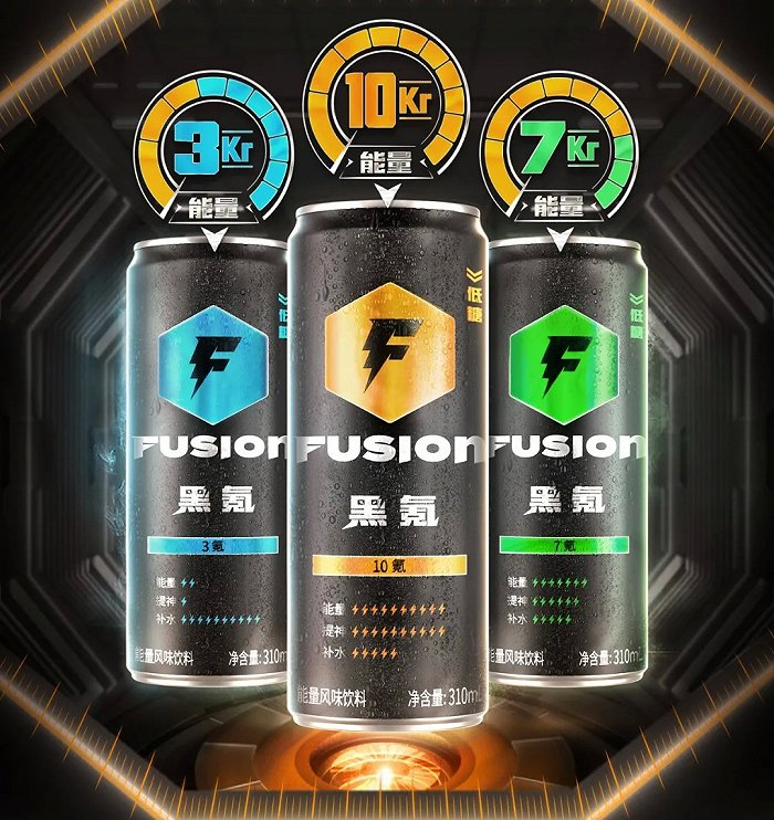 百威中国推出的黑氪能量饮料