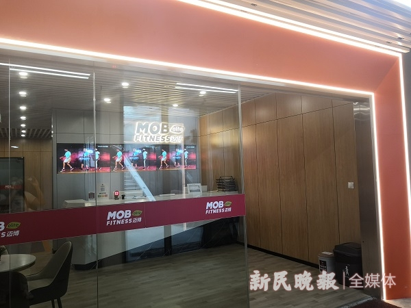 图说：迈博健身房金沙江路店 新民晚报记者 夏韵 摄
