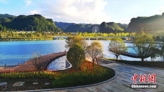 　　图为建设好的凤凰生态公园 供图