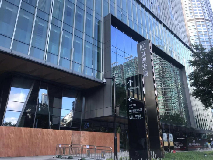 Lavazza仍在围挡装修，这是该品牌首次来到广州。（图片拍摄：吴容）