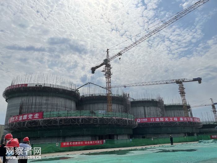 唐山直属库施工现场&nbsp;&nbsp; 图：观察者网