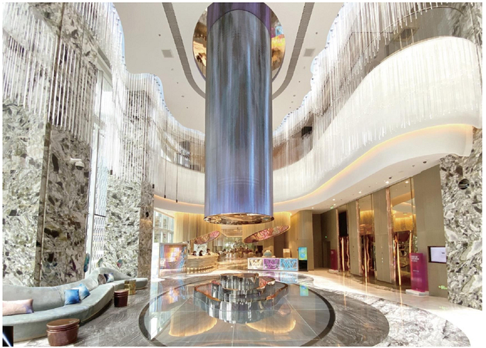 成都W酒店（央广网发 合景泰富供图）