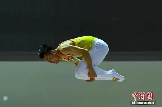  资料图：比赛中的董栋。中新社记者 武俊杰 摄