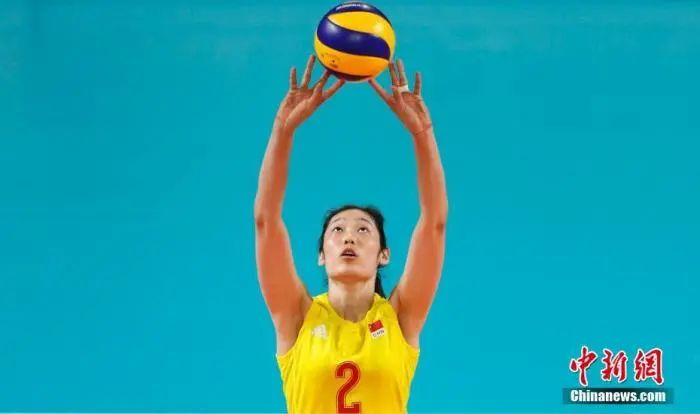 资料图：中国队朱婷在比赛中。中新社记者 杜洋 摄