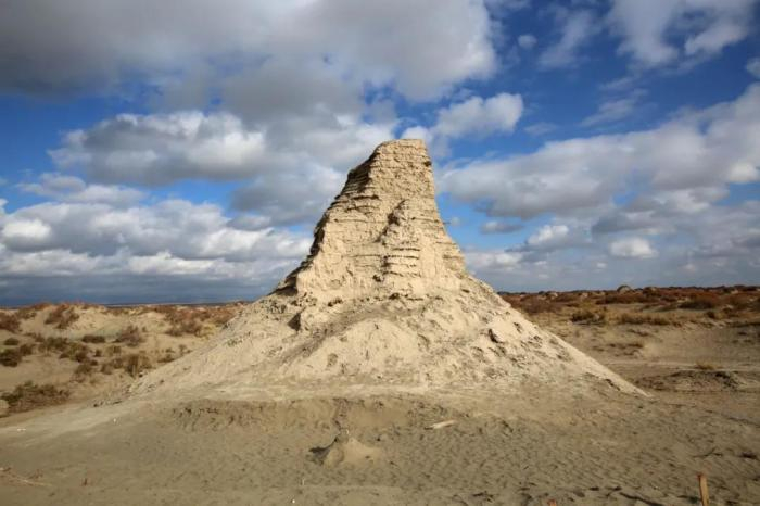 新疆克亚克库都克烽燧遗址。新疆文物考古研究所 供图