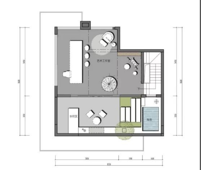 （半山小院J1顶墅户型TOP层户型图，中海半山壹号供图，央广网发）