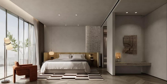 （样板间效果图，中海半山壹号供图，央广网发）