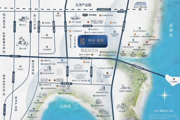 （中南·珑悦区位图，中南供图，央广网发）