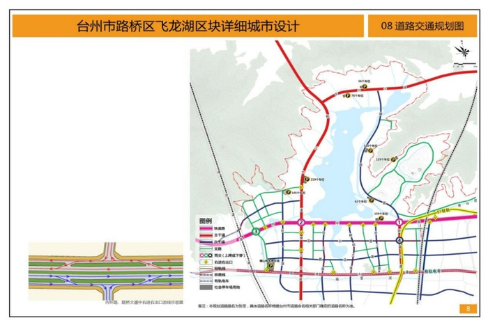 （台州路桥区块路网图，龙湖供图，央广网发）