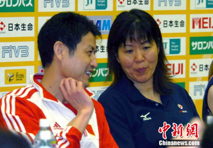 资料图：陈忠和与郎平。