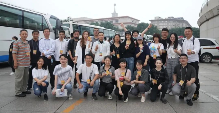 参加二次演练的部分记者