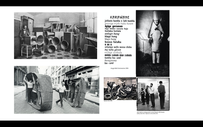 早期先锋艺术中的声音艺术作品拼图 王婧 供图