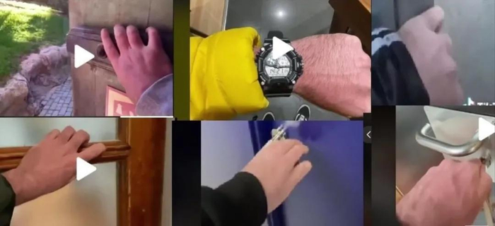 ▲相关视频中的手部特写。图据推特