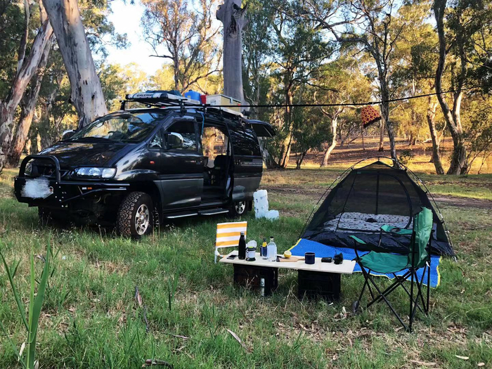 我们的露营装备朴实无华却实用&nbsp;本文图除资料图外均为 安安 摄