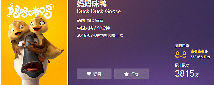 动画电影《妈妈咪鸭》