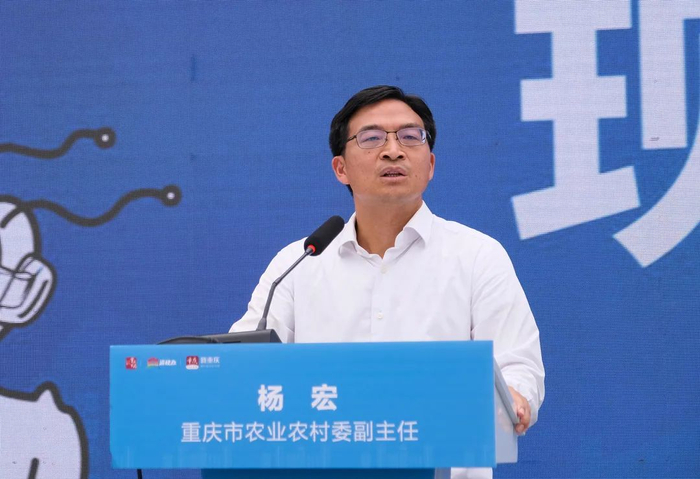 市农业农村委副主任杨宏回答问题  李昊东 摄