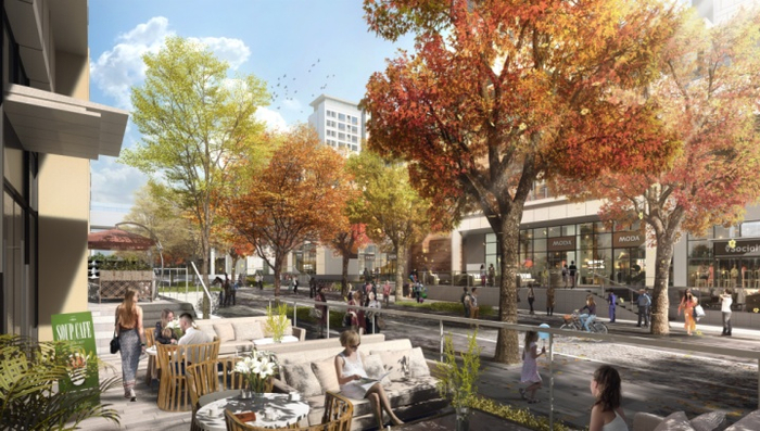 （轨道城市万科·高线公园效果图,万科提供，央广网发）