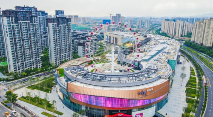 （宁波万象城实景图，华润置地供图，央广网发）