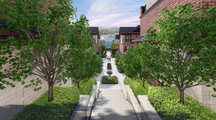 浩创·悦山湖建筑规划效果图