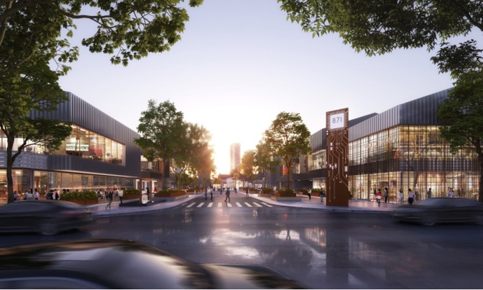 （绍兴置地中心示意图，华润置地供图，央广网发）