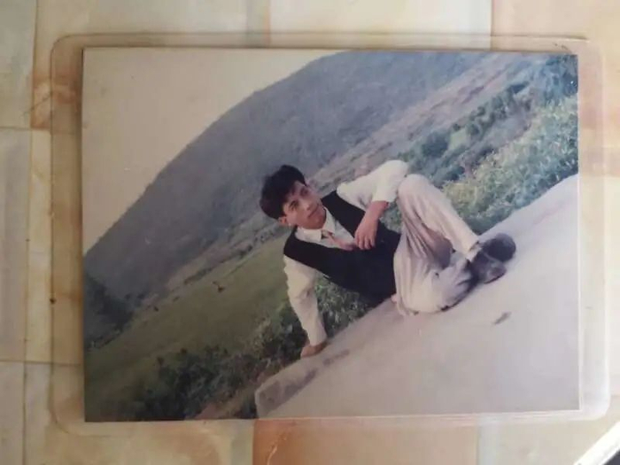  年轻时的林英德。中青报·中青网见习记者 焦晶娴/摄