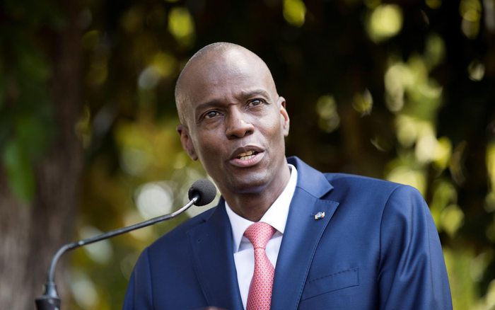 资料图：海地总统莫伊兹。IC photo