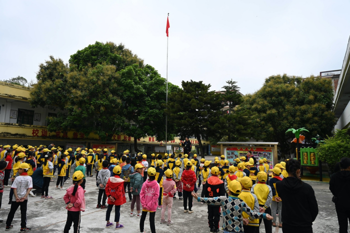 2021年3月24日，广西浦北县张黄镇十字小学。图｜中新社