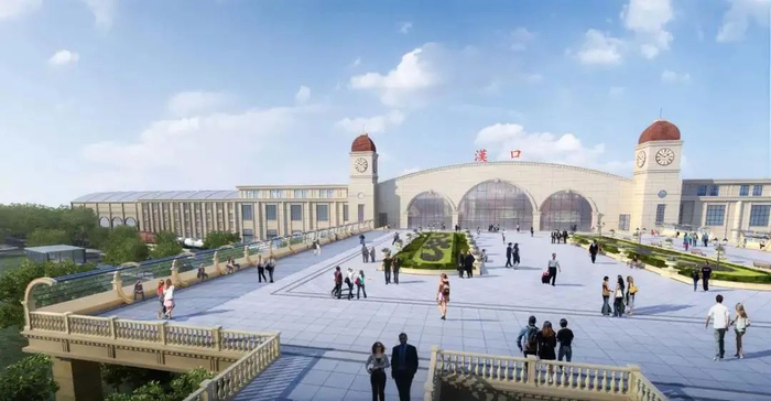 汉口火车站广场效果图