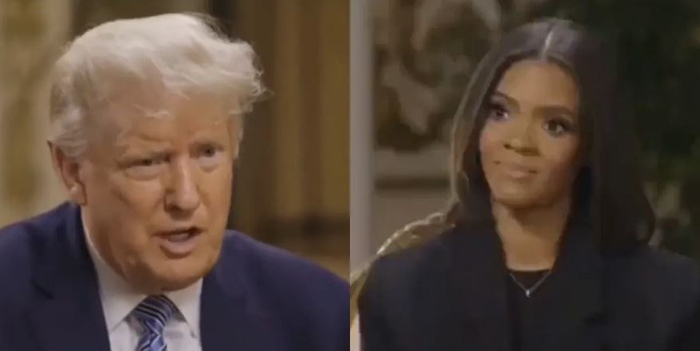 特朗普接受采访的视频片段