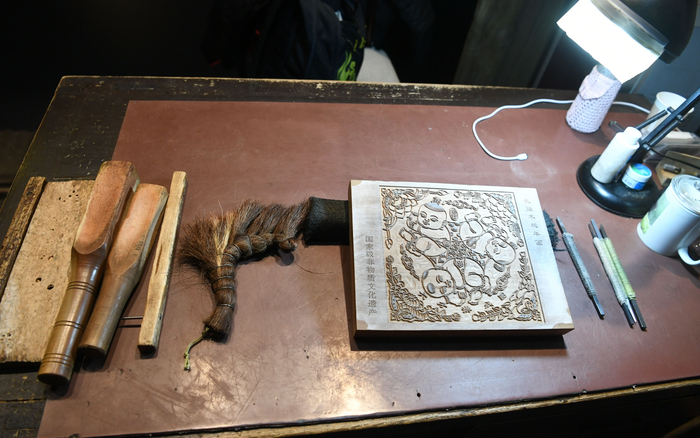 2005年武强年画被列入“国家非物质文化遗产保护名录”。新京报记者 王颖 摄