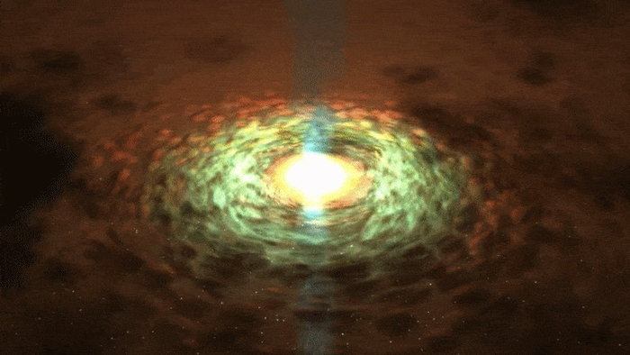 NASA罗西X射线定时探索者卫星数据研究揭示的多云结构（艺术图）。